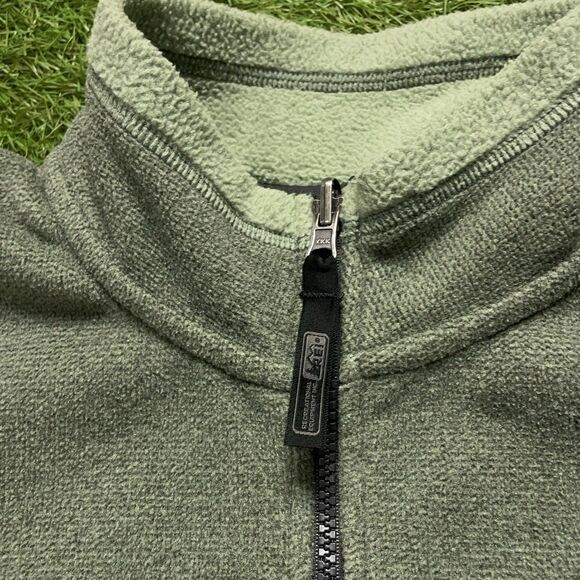 Women’s REI Polartec Jacket L Green Zip-In Full Zip Fleece Outdoor Hiking - Picture 4 of 13